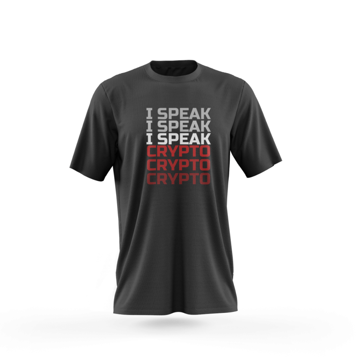 Black Crypto T-Shirt – I Speak Crypto